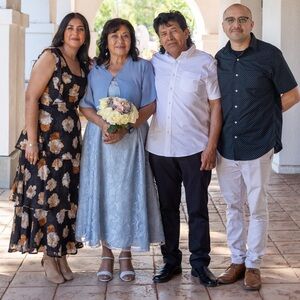 Lulu's Floral Black and Cream Dress